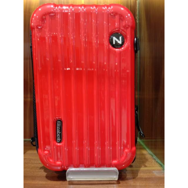 Tas wanita Elizabeth koper//ready merah,hitam,silver//cocok untuk santai,pesta//best seller//limited