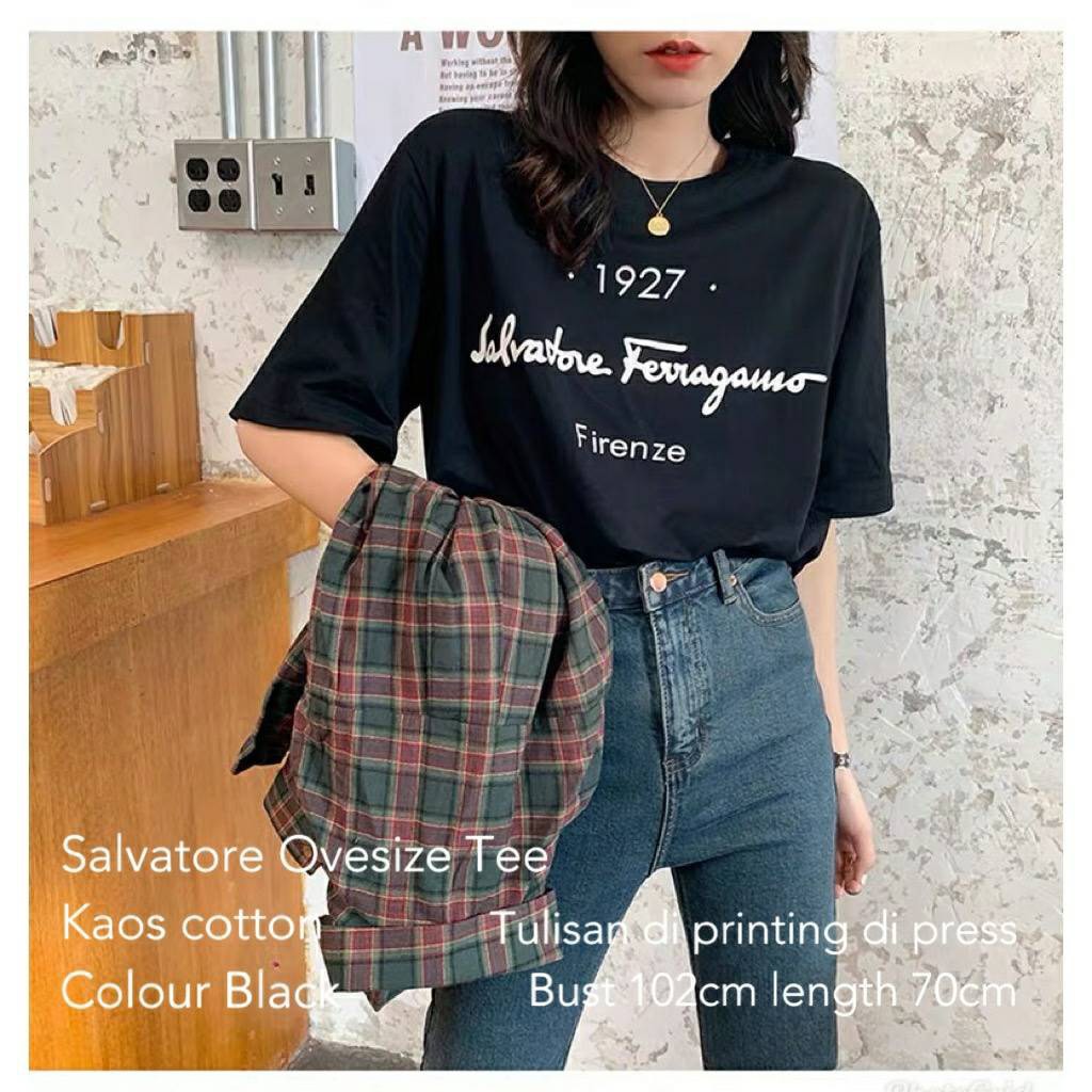 Oversize tee top salva tore -Thejanclothes