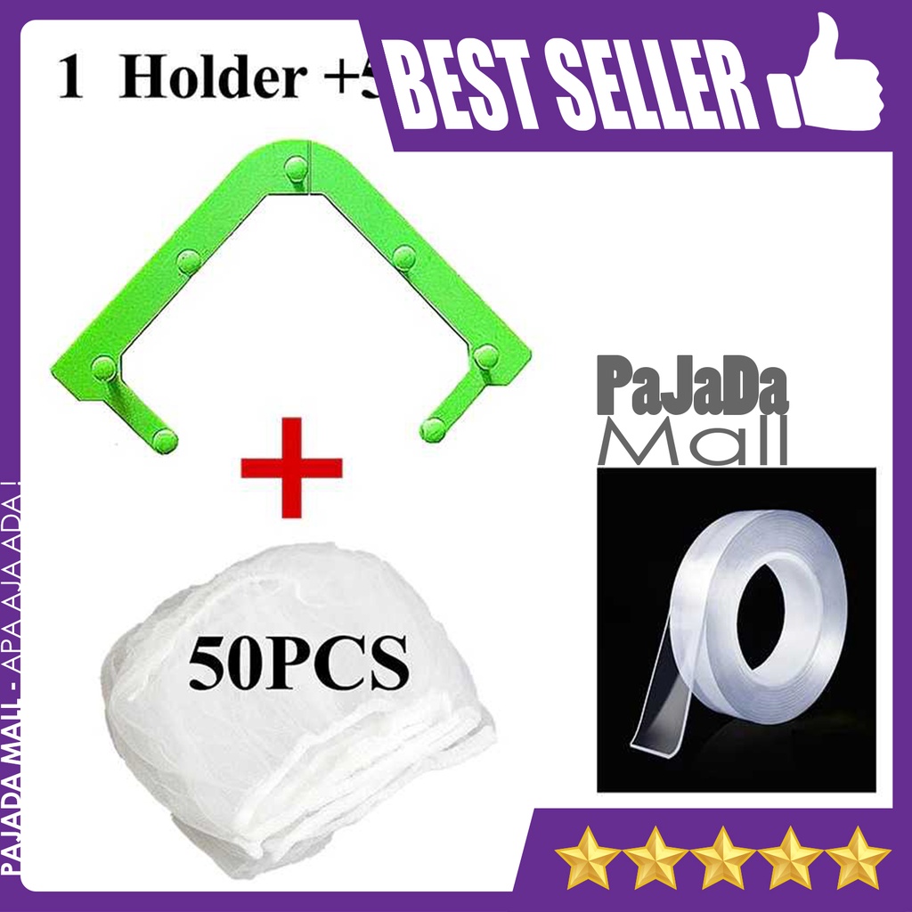 Set Kantong Saringan Bak Cuci Piring Triangle Sink Drainage Basket