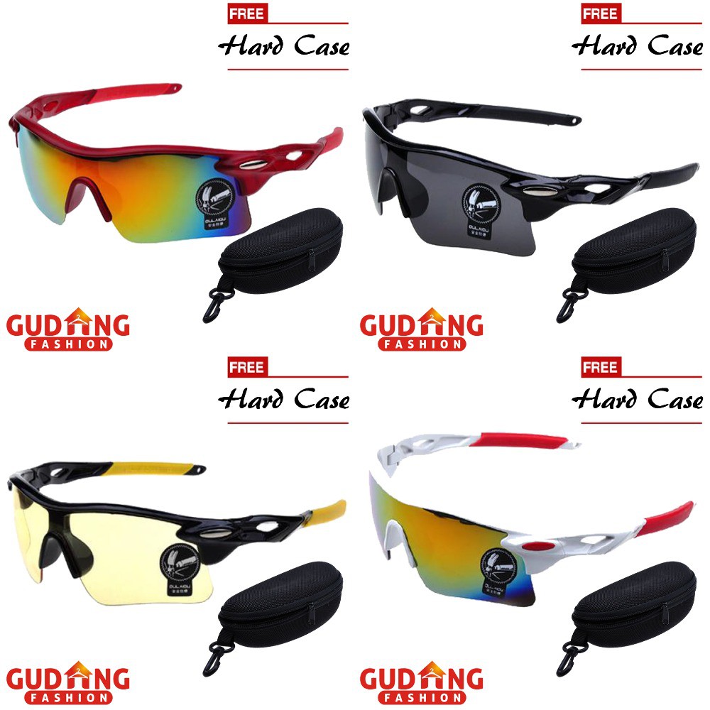 Sunglasses Kacamata for Riding Sport Bike Cycling Mercury Lens for Man and Woman (COMB)