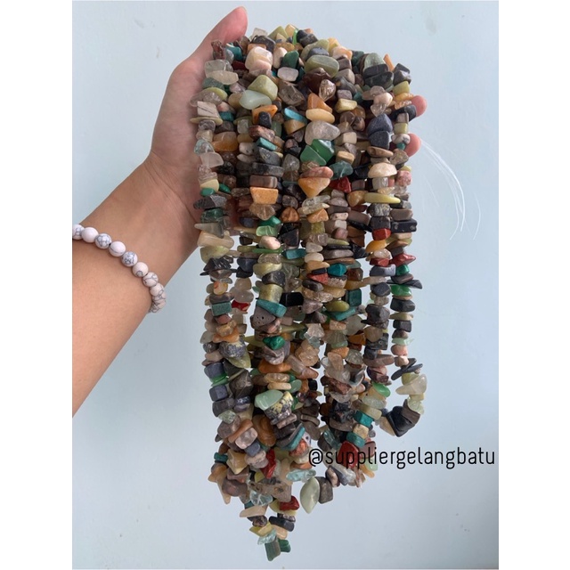 KERIKIL BESAR Batu alam batu campur 2cm mix stone natural bongkahan