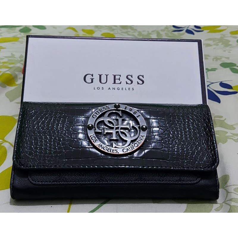 PRELOVED DOMPET CROCO GUESS ORIGINAL COUNTER