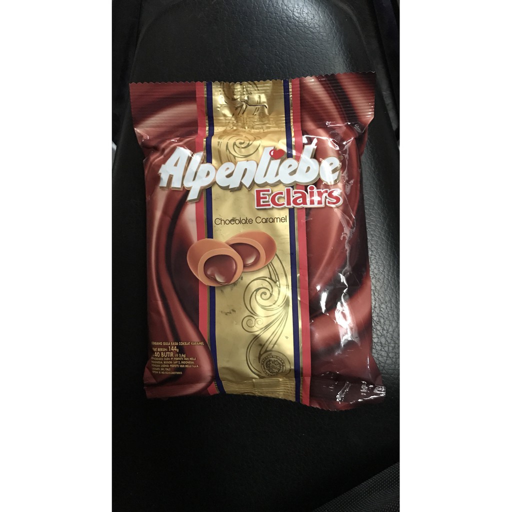 

Permen Alpenliebe Eclairs Chocolate Caramel 144g 144gr 40 Butir Coklat