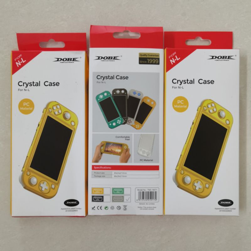 Case Nintendo Switch Lite Dobe Crystal Mika Clear Casing Bening