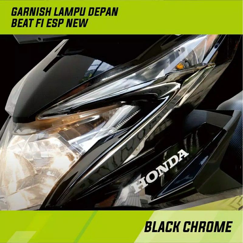 garnish list lampu depan honda beat FI ESP 2016 2017 2018 219