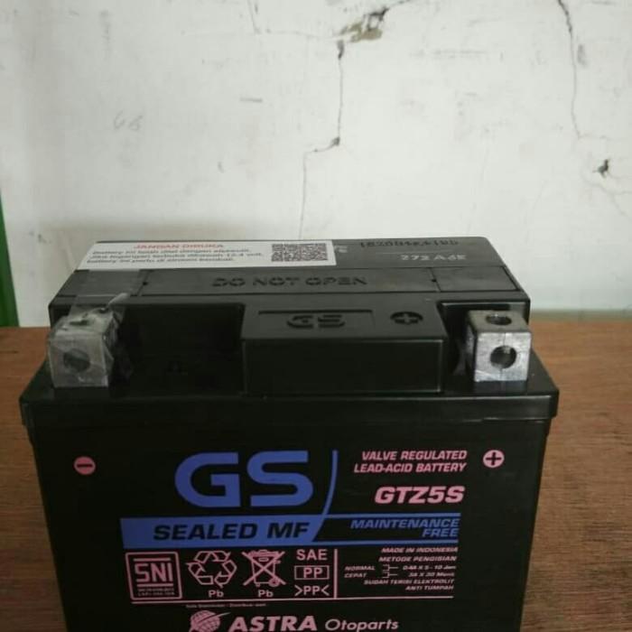 Aki motor Honda Beat GTZ5S GS ASTRA Accu Kering MF Original