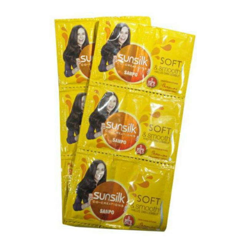 SUNSILK SACHET KUNING12X10ML
