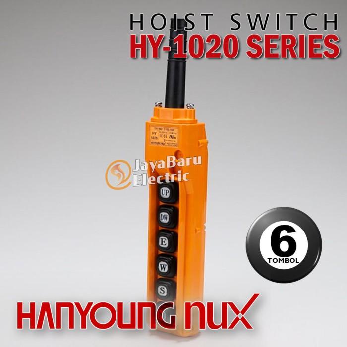 Pendant Hoist Switch HANYOUNG HY-1026BBB HY1026BBB 6 Tombol