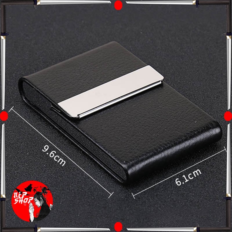 Kotak Bungkus Rokok Elegan Leather Cigarette Case  Black