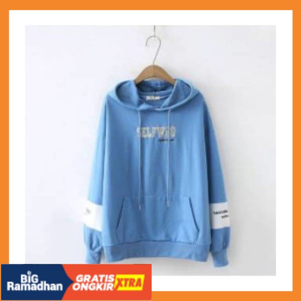 POLOS MOTIF MERAH PUTIH HITAM BIRU KUNING ASLI / SWEATER HOODIE CEWEK | SWEATER MURAH | SWEATER