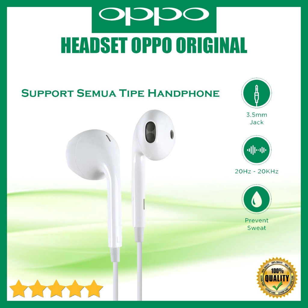 Headset Earphone Handsfree Original Copotan OPPO VIVO REALME MH680 Sound bass Suara Stereo BRAND Universal Colokan Hp 3.5mm