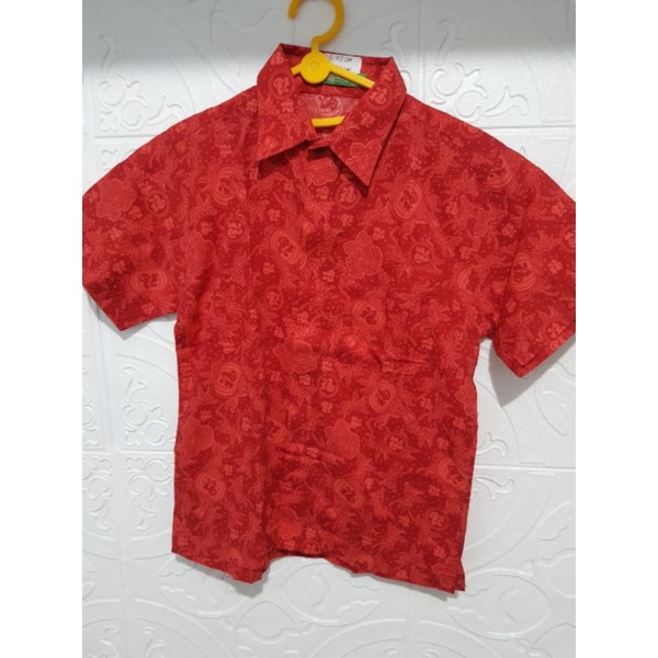 Preloved Kemeja anak batik krisna wahyu