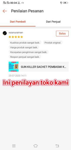 GUN KILLER SACHET PEMBASMI KUTU KASUR,KURSI,SOFA,KUTU BUSUK,TUNGAU KECOA,SEMUT,TUMBILA,RAYAP