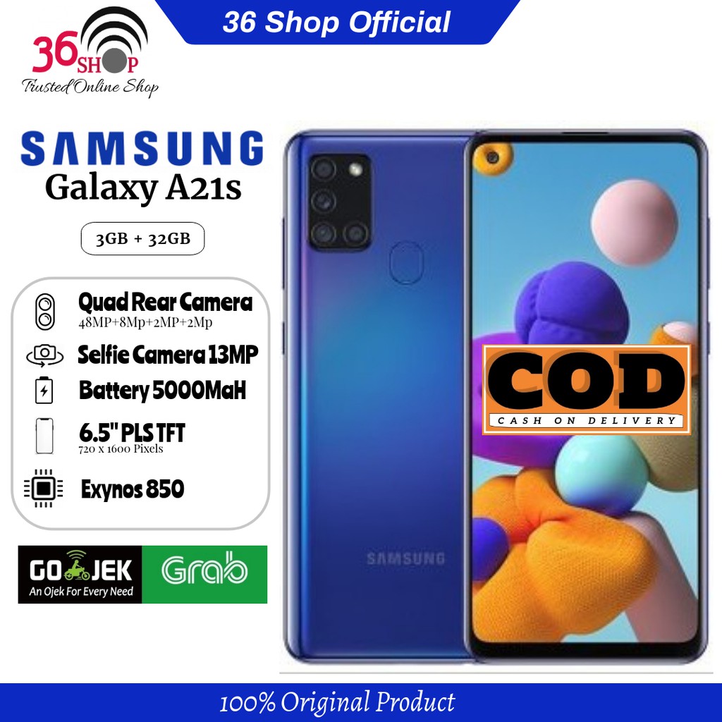 Samsung Galaxy A21s 3GB+32GB Garansi Samsung Sein 1 Tahun | Shopee