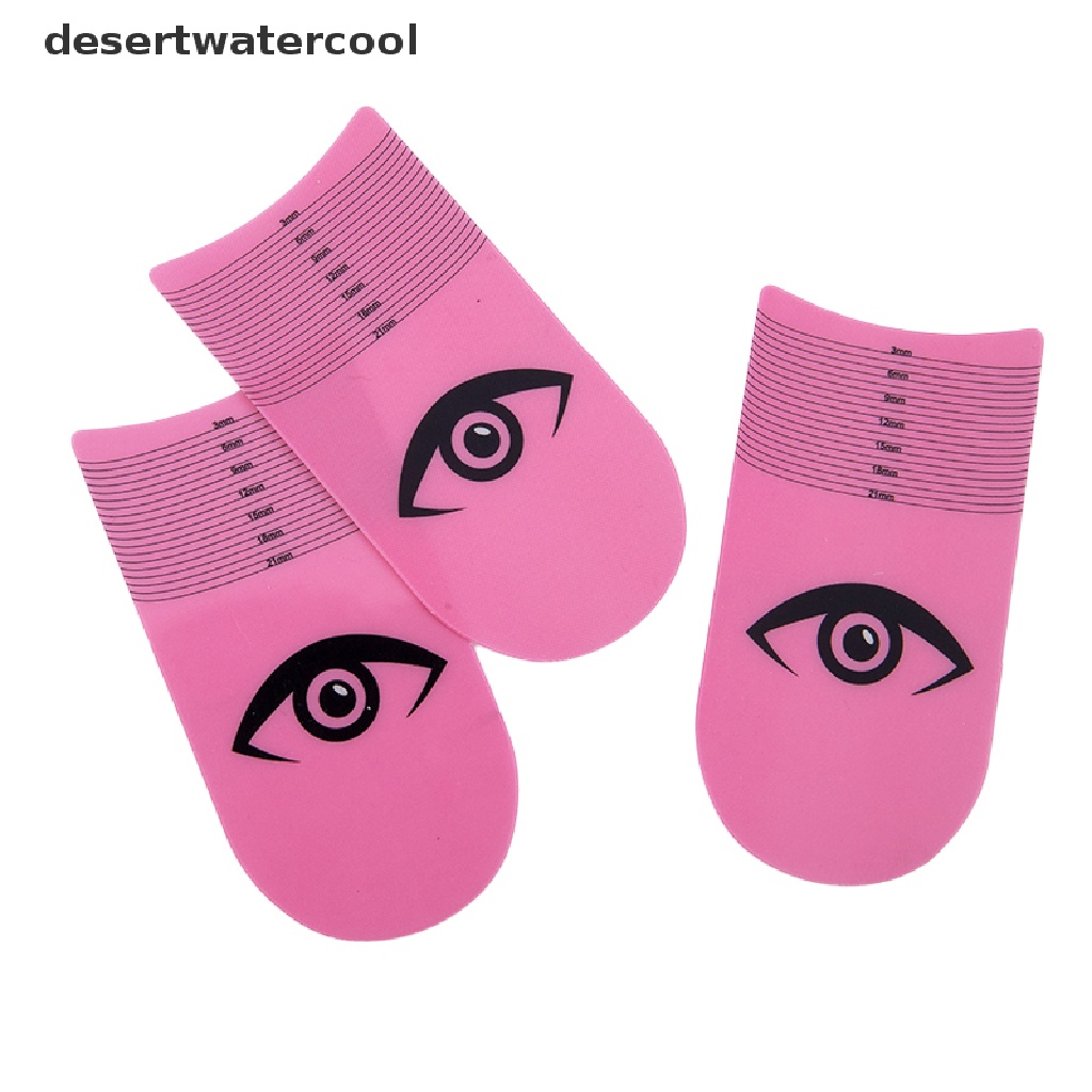 Deid 3Pcs / Set Penggaris Cetakan Alis / Bulu Mata Untuk Makeup / Kosmetik Wanita