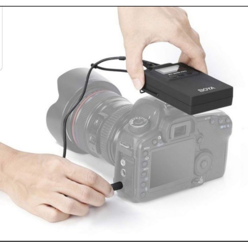 Microphone youtube BOYA BY WM8 K1 UHF dual channel wireless