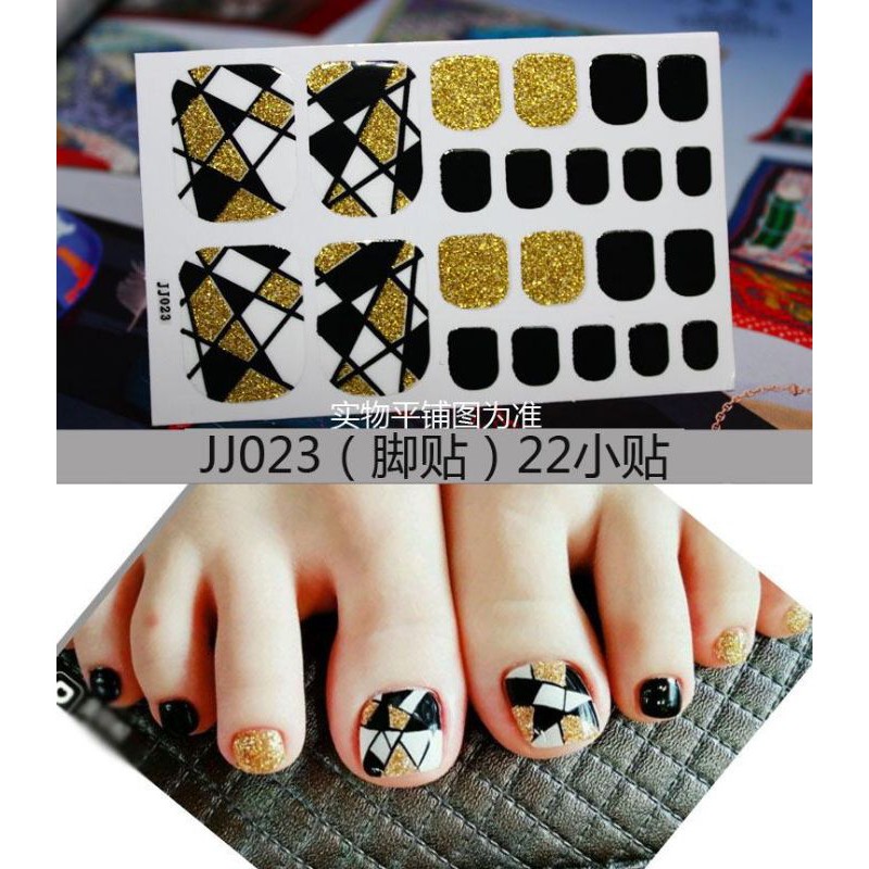 Stiker Kuku Kaki 3D/ nail Art /Stiker Tempel