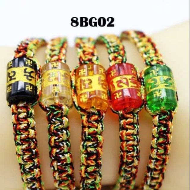 Gelang Tali 5 Warna matra Tibet