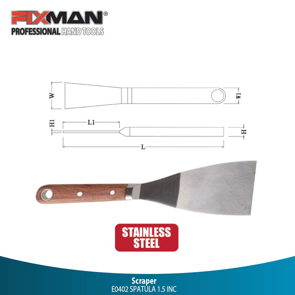 Fixman Spatula E0402 1.5 Inch