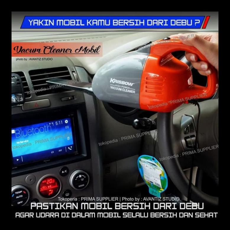 Ready Vakum Mobil Krisbow Vacuum Cleaner 12V