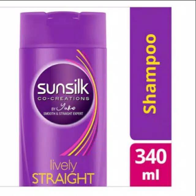 SHAMPOO SUNSILK LIVELY STRAIGHT 340 ML.