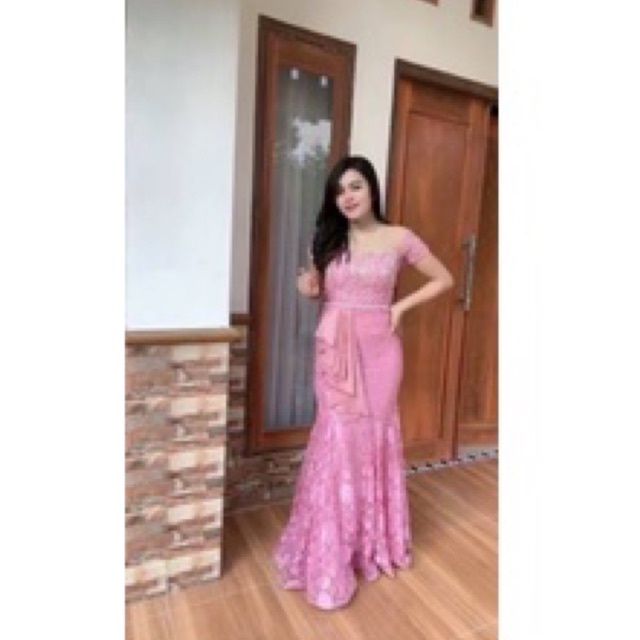 dress pesta dress mewah wedding dress korea