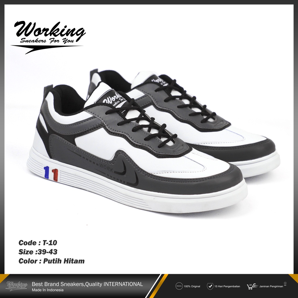 Working Snekers For You Sepatu Pria Import T-10