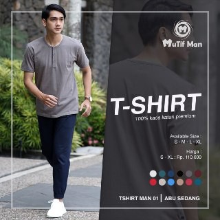 Mutif Man T-SHIRT 01 / ATASAN KAOS MURAH