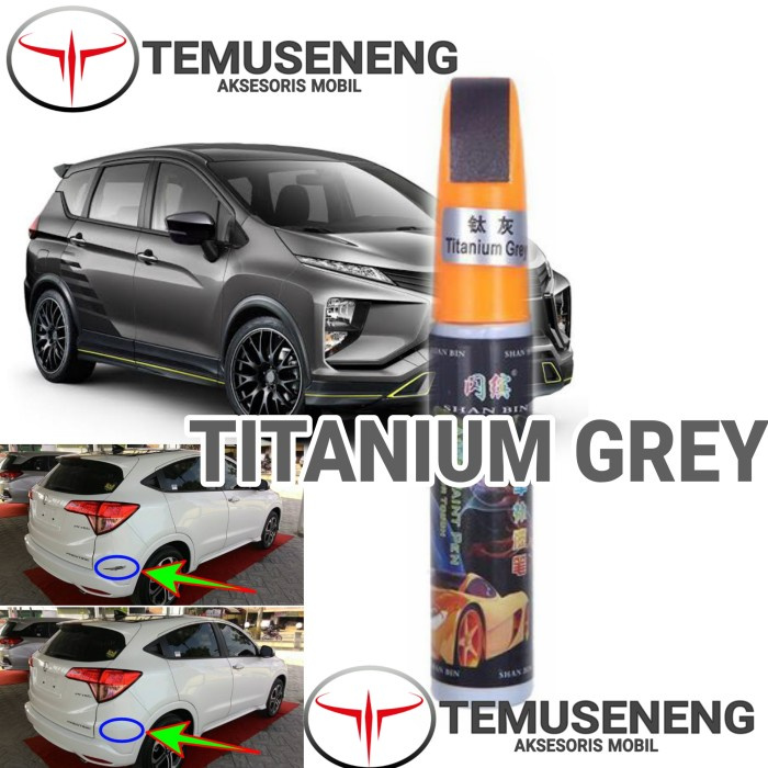 NEW TITANIUM GREY METALIC ABU TUA SPIDOL CAT MOBIL PENGHILANG LECET BARET