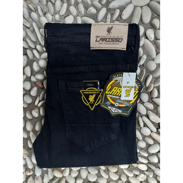 JEANS SKINNY / Celana Pensil / Long Basic Skinny Jeans Black / DEWASA &amp; ANAK