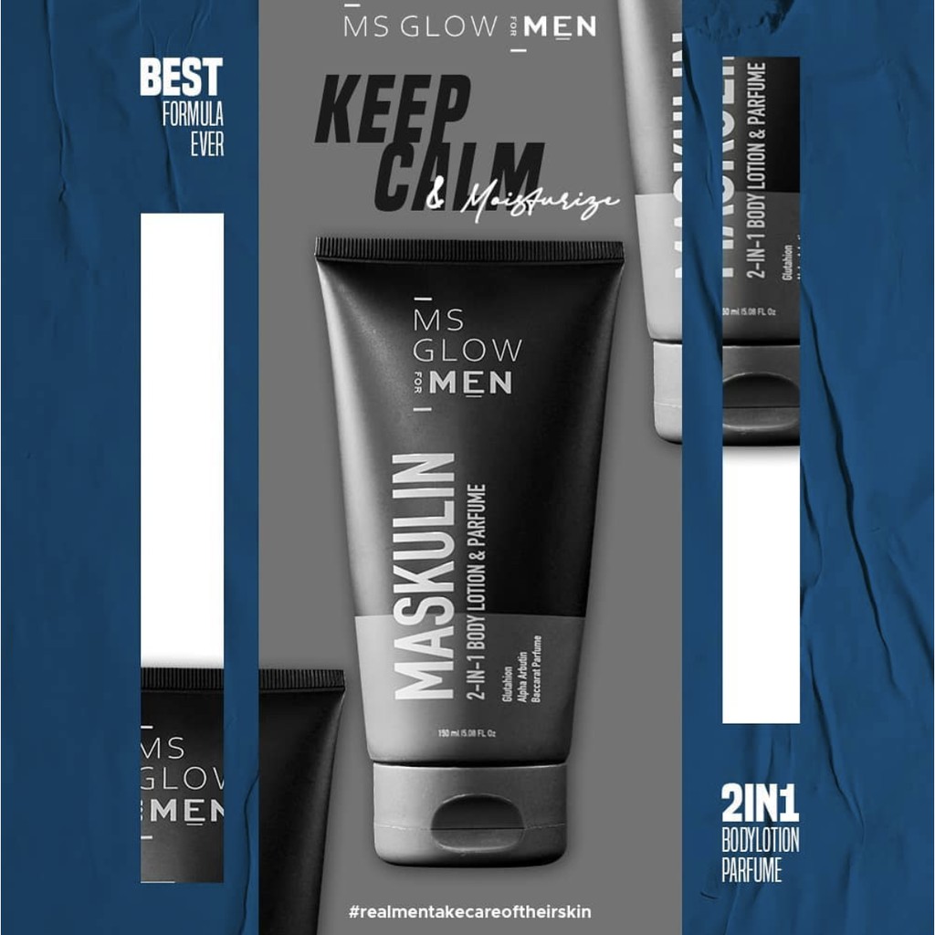 Maskulin 2-in-1 Body Lotion &amp; Parfum MS Glow for Men