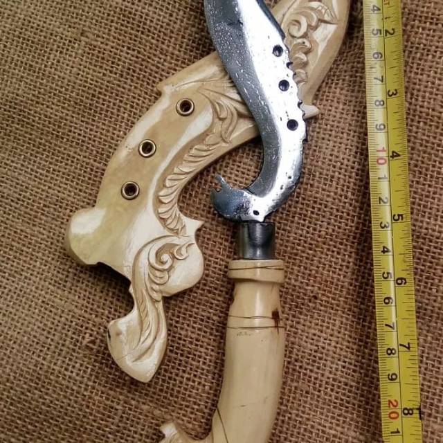 ID KUJANG BAJA UKUR MACAN KAYU KOPI