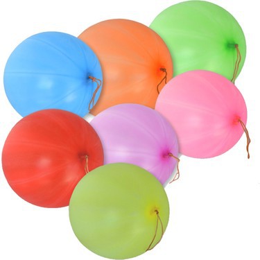 Balon Punch Polos Per 10pcs  Warna Mix /Balon Mainan/ Balon Latex  /Balon Polos/Balon Dekorasi