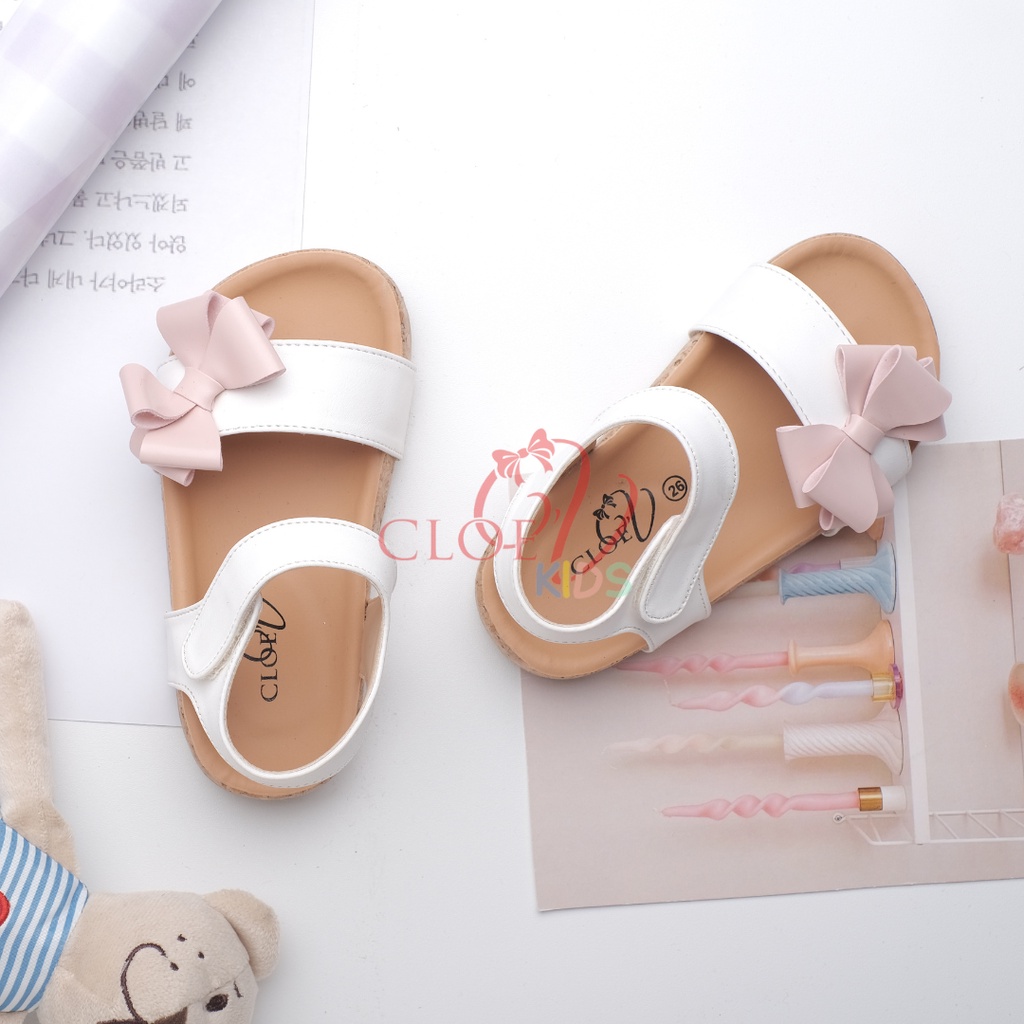 CLOEVKIDS - Freya Size 22-35 Sepatu Sandal Anak Perempuan Lucu Slop Flat