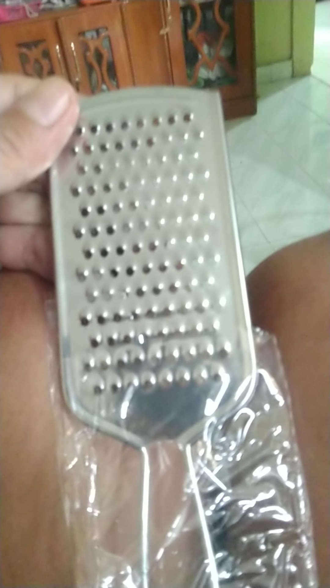 Parutan Keju Stainless Steel Parutan Coklat