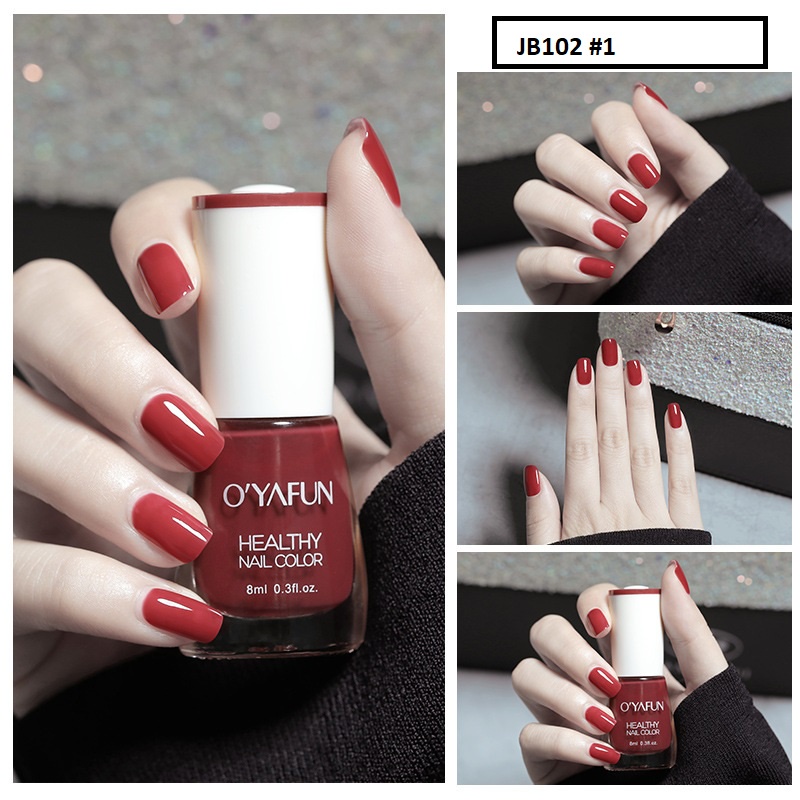 OYAFUN [ORIGINAL] BARU Peel Off kutek JB102 cat kuku halal muslimah Gel Nail polish O'yafun Kuteks