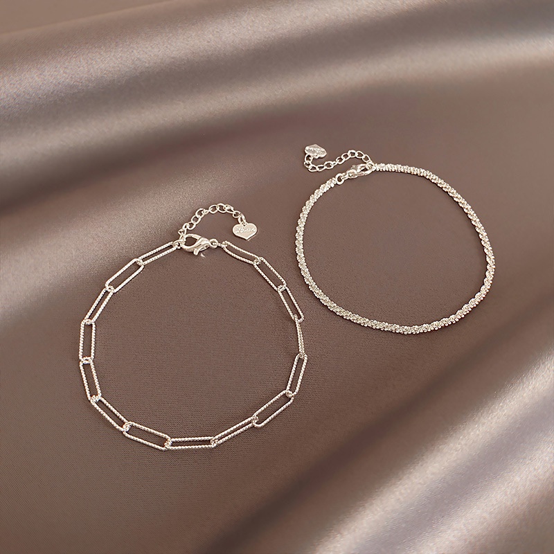 Gelang Tangan Wanita Desain Simple Unik Elegan Untuk Musim Panas