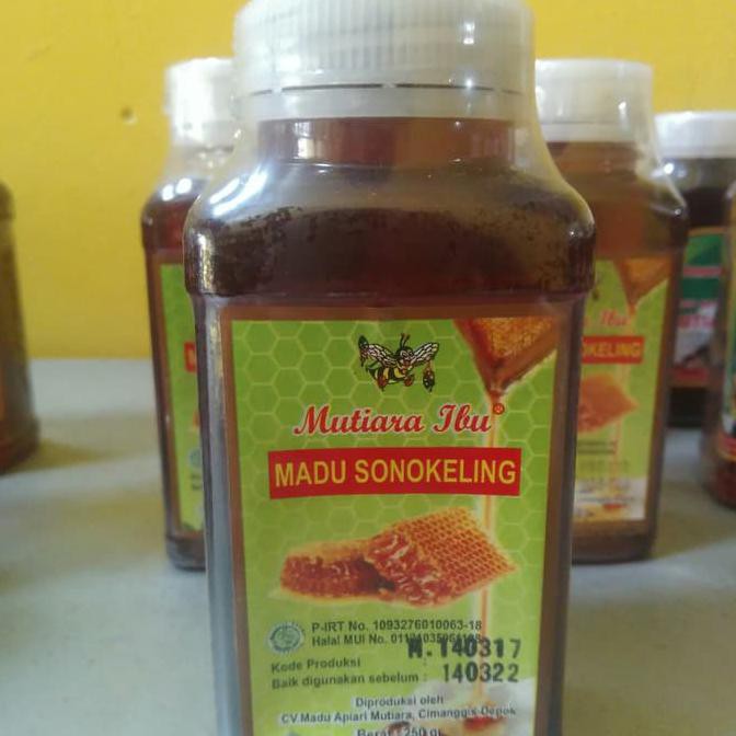 

' Madu Asli (Honey) Sonokeling - Mutiara Ibu - Sni 250Gr