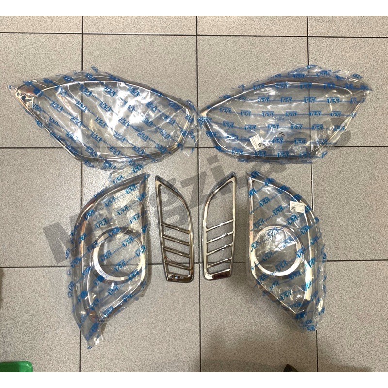 AYLA/ AGYA 2012 2014 2016  GARNISH LAMPU DEPAN BELAKANG CHROME