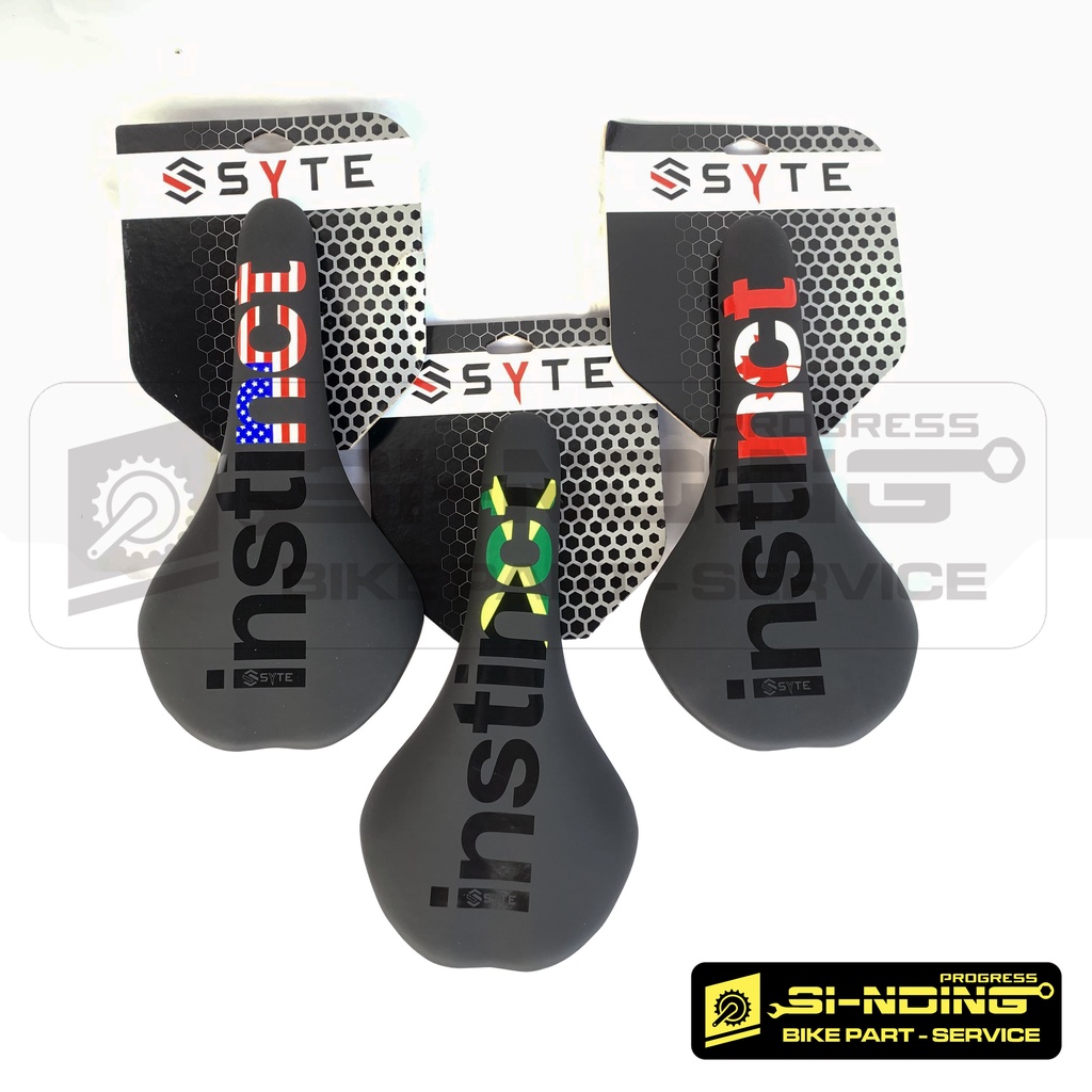 Sedel Saddle Jok Sepeda MTB Syte Instinct Gell Sylist Tipis
