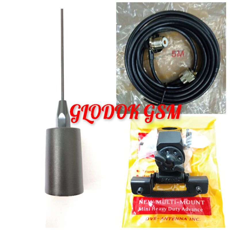 PAKET ANTENA MOBIL VHF UTK RIG (PAKET A)