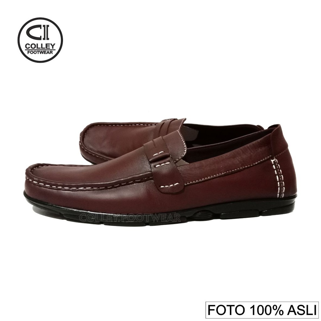 COD - SEPATU PRIA KULIT ASLI / PANTOFEL SANTAI / CASUAL LEATHER SHOES CLY-DSI-017