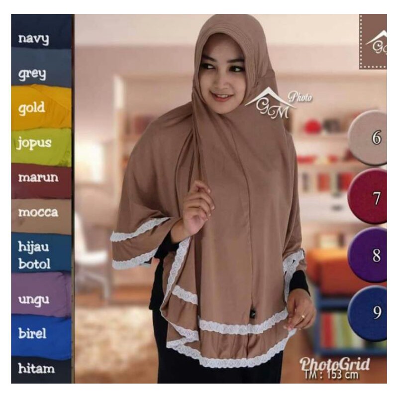 HIJAB SERUT.RENDA JUMBO