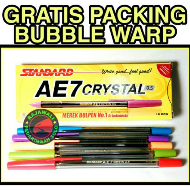 

PULPEN BULPOINT PEN AE7 CRYSTAL