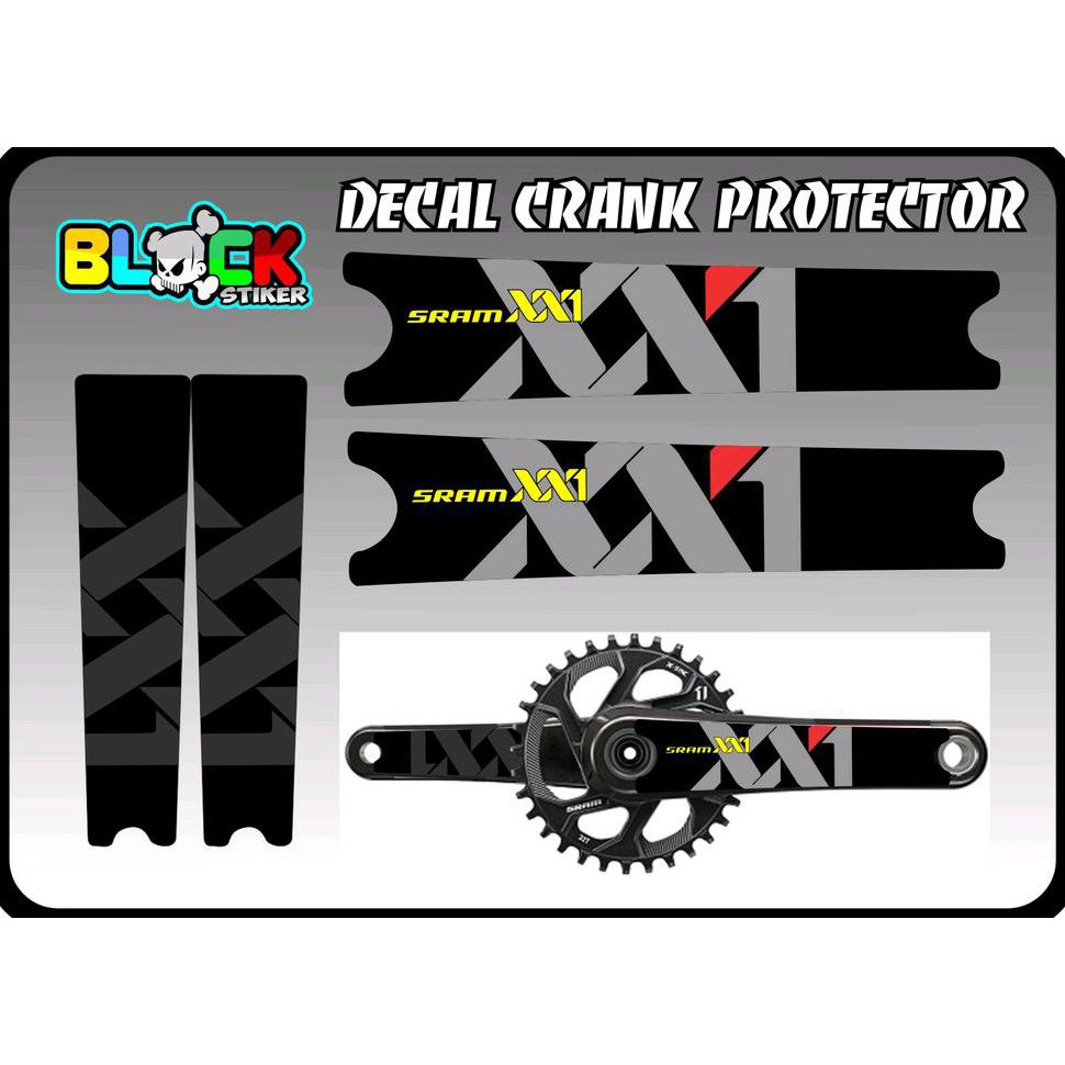 decal sticker crank protector sram xx1