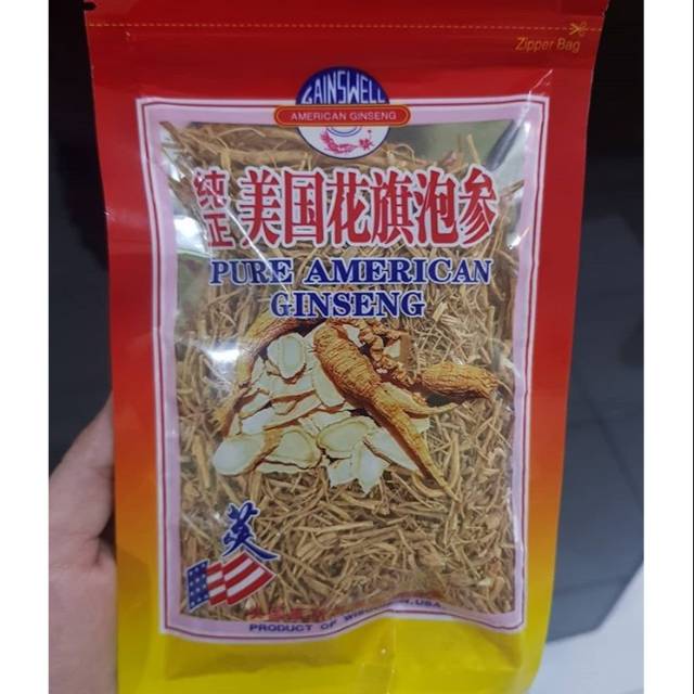 

AMERICAN GINSENG TAIL / AKAR GINSENG isi 37.5 gram