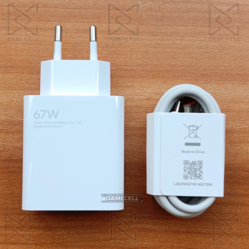 CHARGER XIAOMI TURBO 67W USB TYPE C ORIGINAL MDY-12-EH