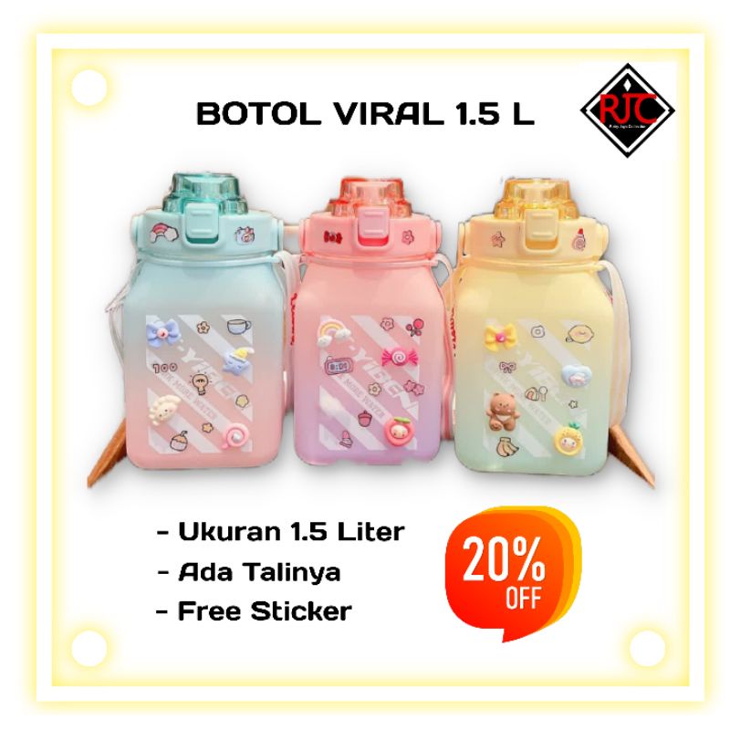 Botol Anak Sekolah Viral 1,5 Liter