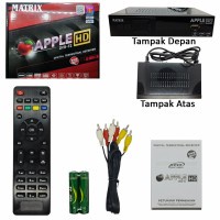 Receiver Set Top Box DVB T2 Matrix Apple