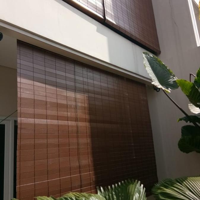 tirai kerai kayu & pvc outdoor & indoor #tirai#krei#kerai#gorden#kerey